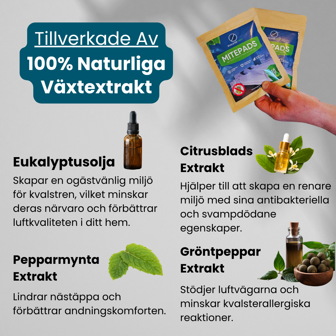 MitePads - Bli kvitt kvalstren naturligt