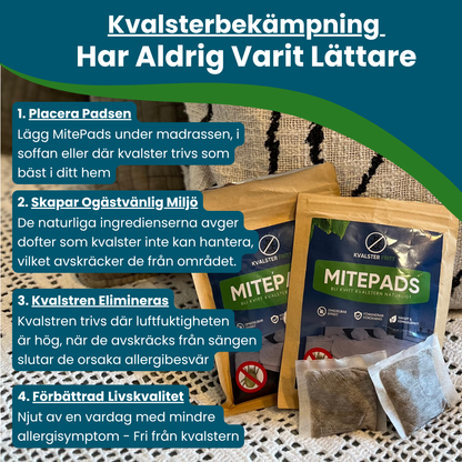 MitePads - Bli kvitt kvalstren naturligt