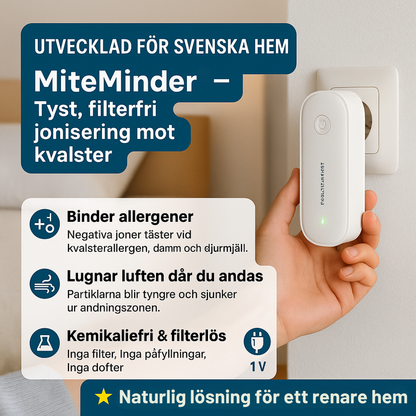 MiteMinder™ - Friskare morgnar & ett hälsosammare hem